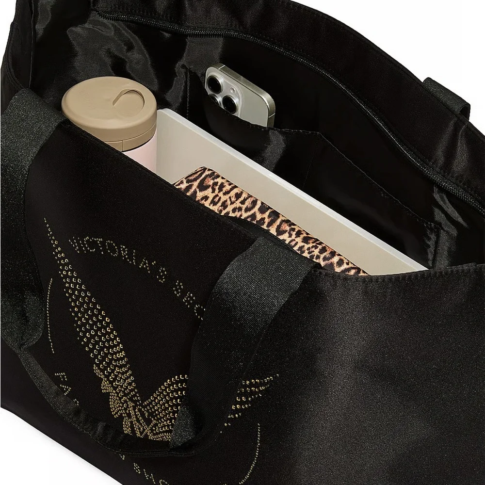 LIMITED EDITION! VS FASHION SHOW Black Tote Bag - Picture 4 of 6